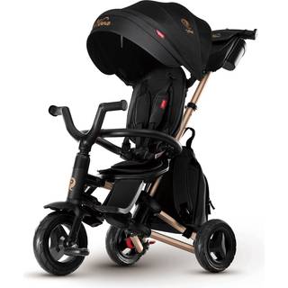 QPlay Nova Golden 6-i-1 Sammenklappelig Trehjulet Cykel, Sort
