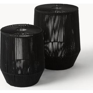 Håndvævede tøjkurve Gabe af reb, sæt med 2