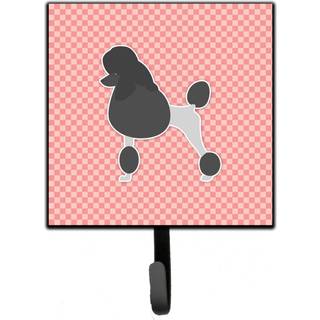 """" Caroline's Treasures Poodle Checkerboard Pink Leash eller Key Holder BB3639SH4 Lille multicolor """"