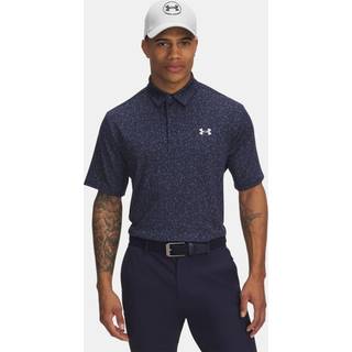 Under Armour Playoff 3.0 Printed Men's Polo Midnight Navy / Downpour Gray / Halo Gray XXL