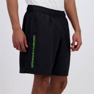 Under Armour Tech™ Woven Wordmark Men's Shorts Black / Cyber Green M