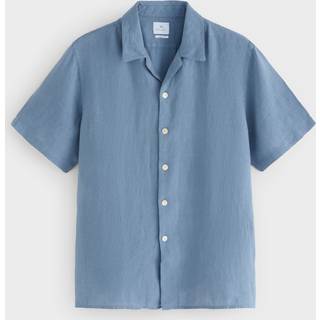 PS Paul Smith PS Paul Smith Casual Fit 100% Hør Kortærmet Skjorter - X-Large