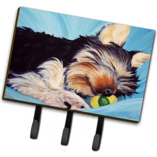"""" Caroline's Treasures AMB1075th68 Naptime Yorkie Yorkshire Terrier Leash eller Key Holder Large Multicolor """"