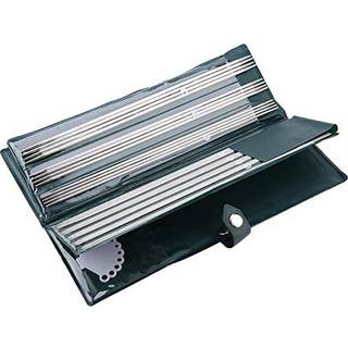 Strikkepinde 44 stk. Sweater i rustfrit st?l, v?vet lige n?les?t 5 mm 4,75 mm 4,5 mm 4 mm 3,5 mm 3 mm 2,5 mm 2,25 mm 2,0 mm 1,75 mm 1,5 mm (25 cm