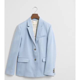 GANT Dame Slim fit hørblazer med stræk (42)