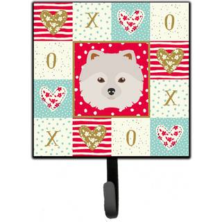 """" Carolines skatte japanske Spitz Love Leash eller Key Holder Hooks Multicolor """"