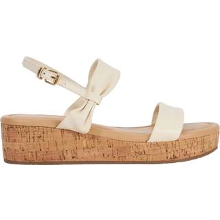 Dune London Dune London Cream Laliz Soft Kaino Flat Sandals