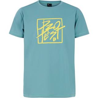 Protest Kid's PRTRolf Rashguard Short Sleeve Lycra Børn størrelse 104 farve turkis