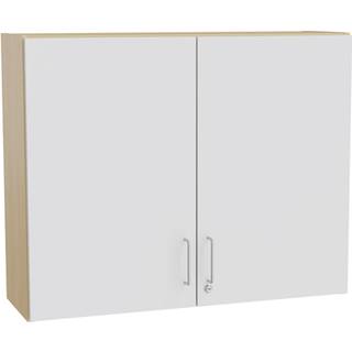 Mora Overskab 800x1000x320mm grå laminat