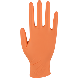 Nitrilhandske pudderfri Orange S 100 stk Cat III Classic Sensitive