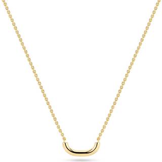 Capriana Pianura Halskæde, Gold Plated, 45 cm