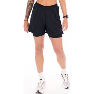Odlo Essential 4in 2in1 Running Shorts Women - Black, Size S - black