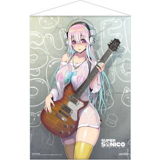 Super Sonico Wallscroll Super Sonico with Guitar 50 x 70 cm