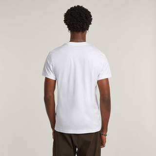 Text Chest T-Shirt - White - Men