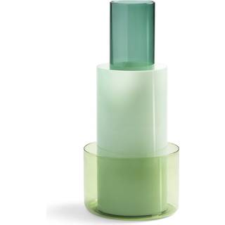 &k Amsterdam Vases - 'Amphi' vase, large, milky green in Green Borosilicate glass