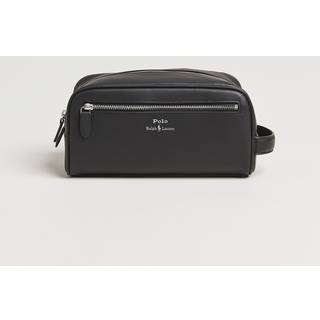 Polo Ralph Lauren Smooth Leather Washbag Black