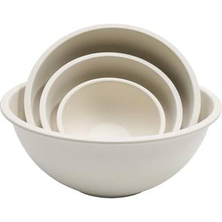 Chef Craft Eco Bambus Fiber Mixing Bowl Set 4 Piece Natural Natural
