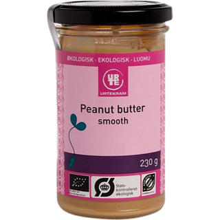 Urtekram Peanutbutter smooth Ø - 230 g