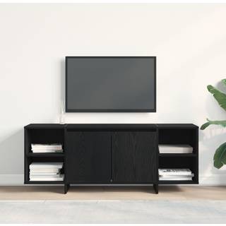 TV-skab Sort eg 120 x 30 x 40,5 cm Konstrueret træ