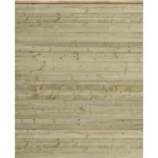 PLUS Plank profilhegn, PEFC, nåletræ - 174 x 203 cm