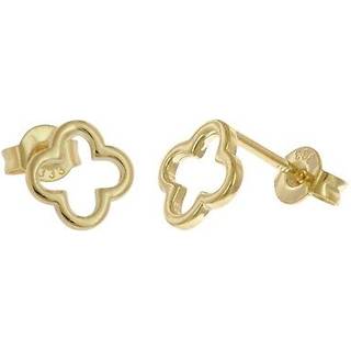 trendor 28170 Damen-Ohrringe Gold 333/8K Ohrstecker Offenes Kreuz