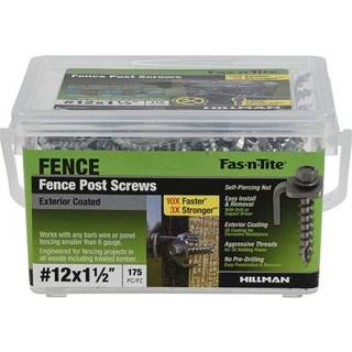 FAS-N-TITE UDVIDE-COADT FENCE POST SRIECS (#12 X 1-1/2 """")-175 stykker s?lv (9976305)
