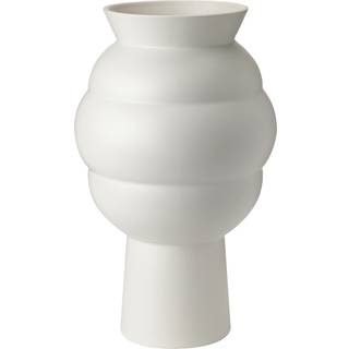 Knabstrup Keramik Tortus Archie vase No4 hvid H37 cm