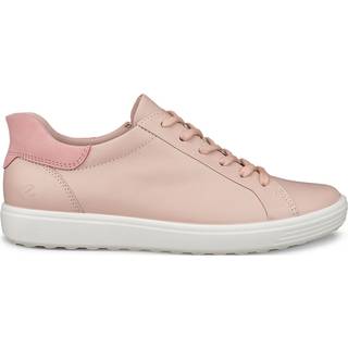 ECCO Soft 7 W - Sneakers i læder til damer - Pink - Size: 36 (UK 3.5-4)