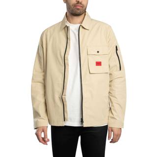HUGO Emmond Overshirt Jacket Beige