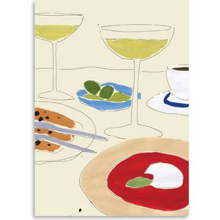 Paper Collective Martini Break Plakat 50x70 Cm - Plakater Syrefrit Papir Multi - 23113