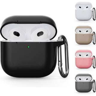 AirPods 4 silikoneetui med krog til beskyttelse og transport