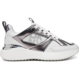 DKNYtil kvinder. K1599546 Træningssko hvid, sølv (39), Sølvfarvet, Stof, Fast, Blonder, Casual