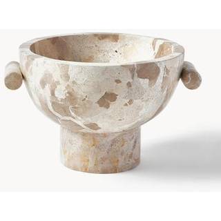 Dekoskål Fossil af marmor, H 15 cm