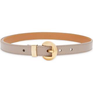 Loewe Pebble leather belt - beige - 80CM