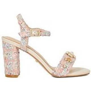 Dune London Mention Emalje Boucle Flower Platform SandalerEU 36 (UK 3)