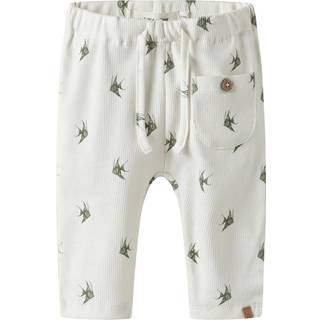 Lil Atelier Lavo Eko Loose Pants - Coconut Milk/Fish