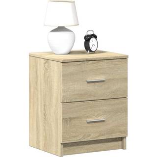 Sengeborde Med 2 Skuffer 40X36X50 Cm - 2 / Sonoma-eg