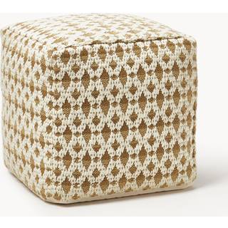 Udendørs puf Yamir med vævet mønster