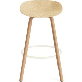 Normann Copenhagen Mat Barstol 75 cm Bøg/Creme/Hemp