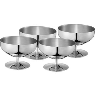 Dorre Daysi Ice Cream Goblet Stainless Steel 4-pack 7,5 Cm - Dessertskåle Rustfrit stål - 7-0125