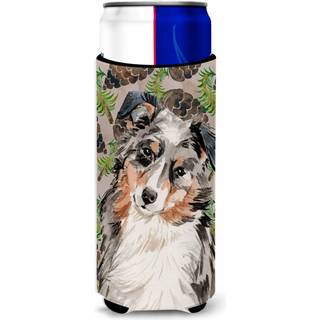 """"Caroline's Treasures Australian Shepherd Pinjekogler Dekorativ Can Hugger Slim Multicolor""""