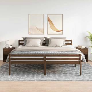 Sengebord Med Skuffe 40X34X50 Cm - 2 / Brun eg