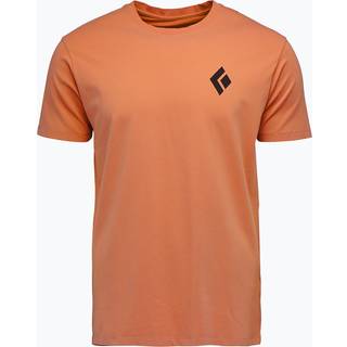 Black Diamond S/S Equipment For Alpinist Tee T-shirt Herrer størrelse L farve orange
