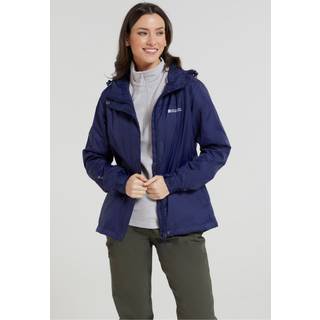 Mountain Warehouse Mountain Warehouse Dame Blå Torrent Letvægts Vandtæt Jakke