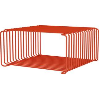 Montana - Panton Wire Half Height hylde, dybde 34,8 cm - Rosehip - Reolsystem - Verner Panton - RØD - Metal