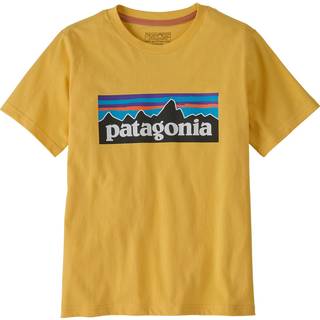 Patagonia Kid's P-6 Logo T-shirt Børn størrelse L farve beige