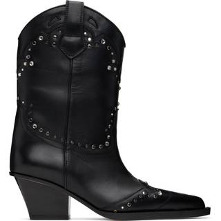 Paris Texas Janice 60 studded leather cowboy boots - black - EU 38