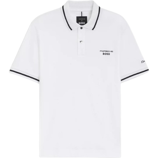 BOSS Black Herren Polo-Shirt weiß