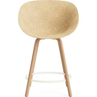 Normann Copenhagen - Mat Bar Armchair 65 cm Beech/Cream - Hemp