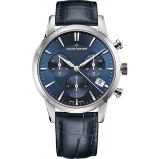 Claude Bernard 10231-3-BUIN Damenuhr Classic Chronograph 35mm 5ATM